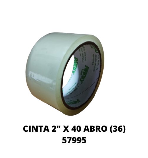 CINTA 2" X 40 ABRO (36)