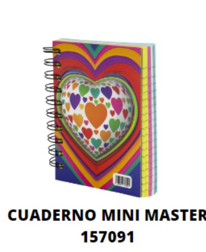 CUADERNO MINI MASTER PACASA