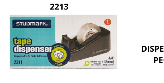 DISPENSADOR PEQ STUDMARK