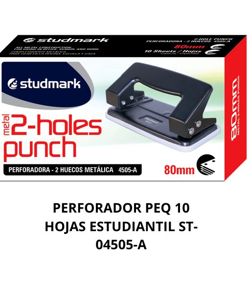 PERFORADOR PEQ 10 HOJAS ESTUDIANTIL