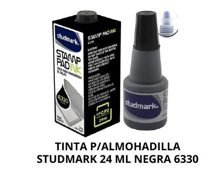 TINTA P/ALMOHADILLA STUDMARK 24 ML NEGRA