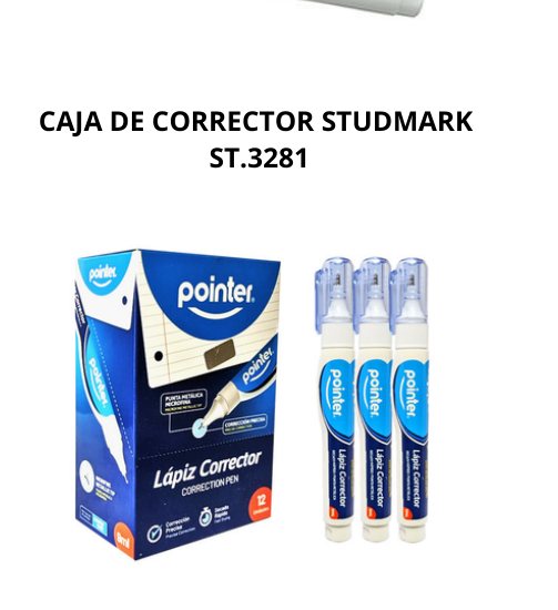 CORRECTOR POINTER T/LAPIZ 9ML