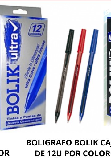 BOLIGRAFO ULTRA BOLIK AZUL
