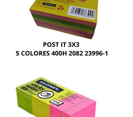 POST IT 1 1/2 X 2 COLORES SURTIDO ST-05416