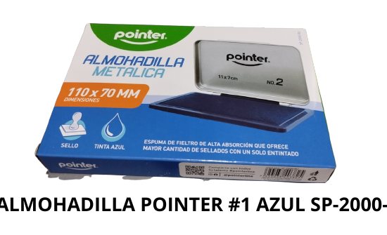 ALMOHADILLA POINTER #1 AZUL