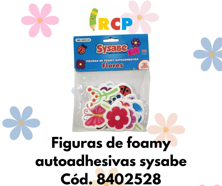BOLSA DE FOAMY FLORES SYSABE