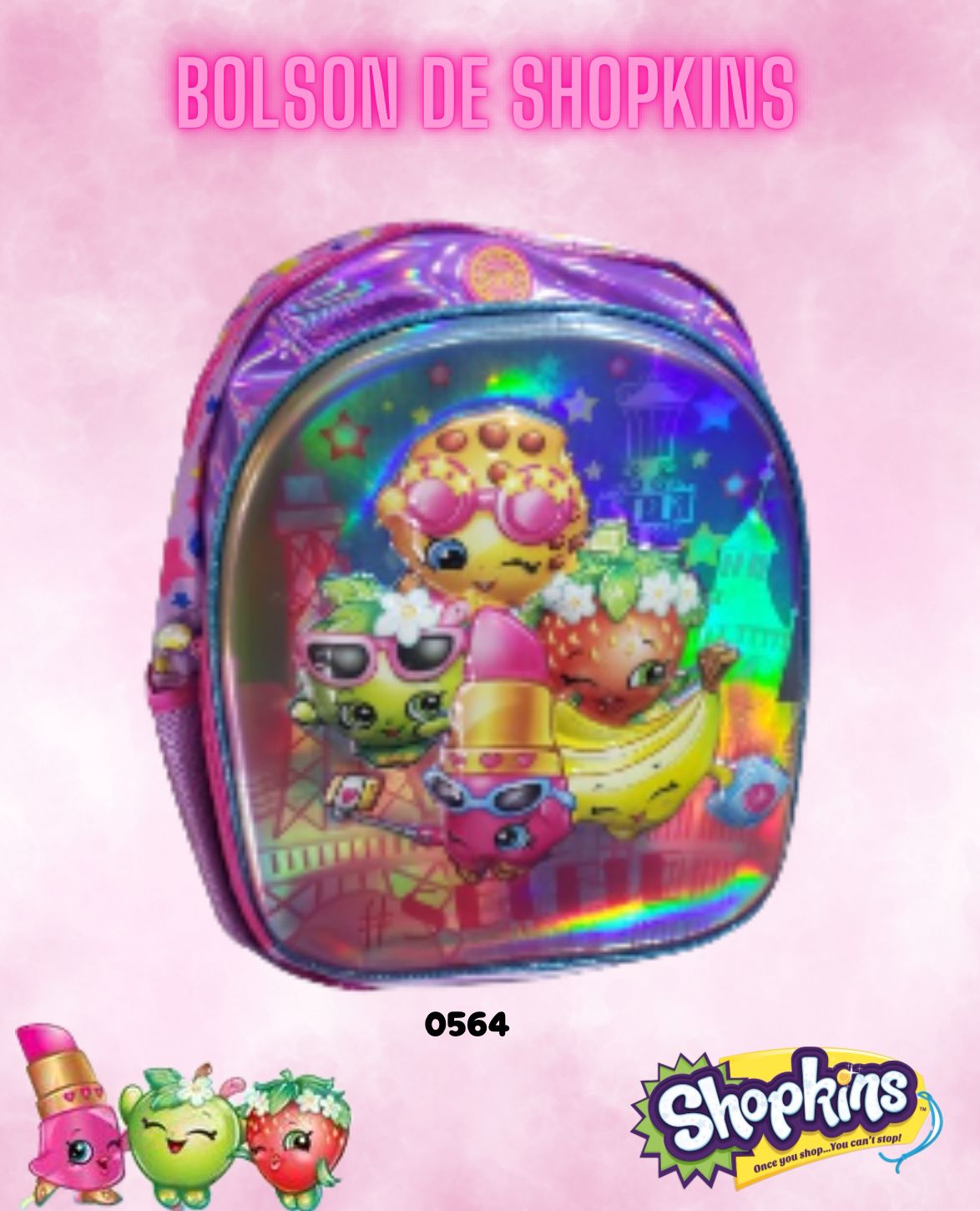 BOLSON MED 16" EVA SHOPKINS