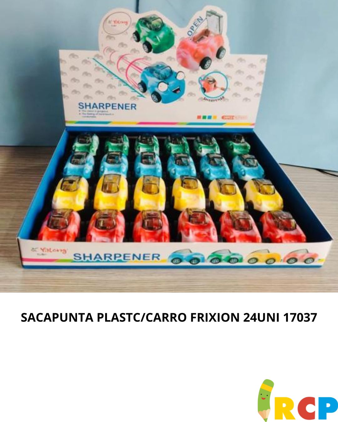 SACAPUNTA PLAST CARRO FRIXION 24UNI