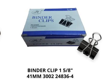 BINDER CLIP 1 5/8" 41MM 3002 24836-4