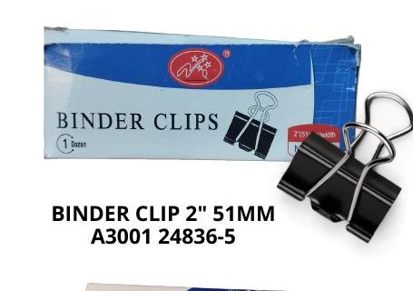 BINDER CLIP 2" 51MM  A3001