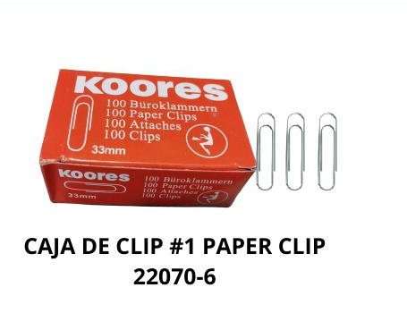 CAJA DE CLIP #1 PAPER CLIP