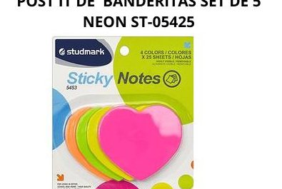 POST IT MULTICOLOR CORAZON ST-05453 100H