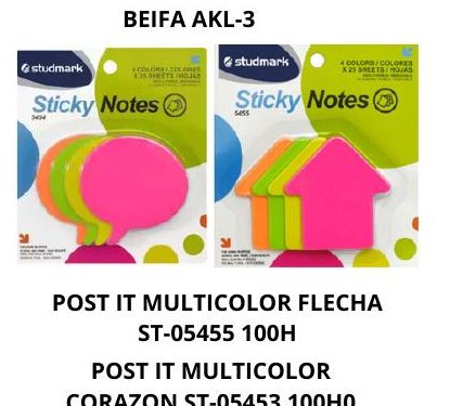 POST IT MULTICOLOR FLECHA ST-05455 100H