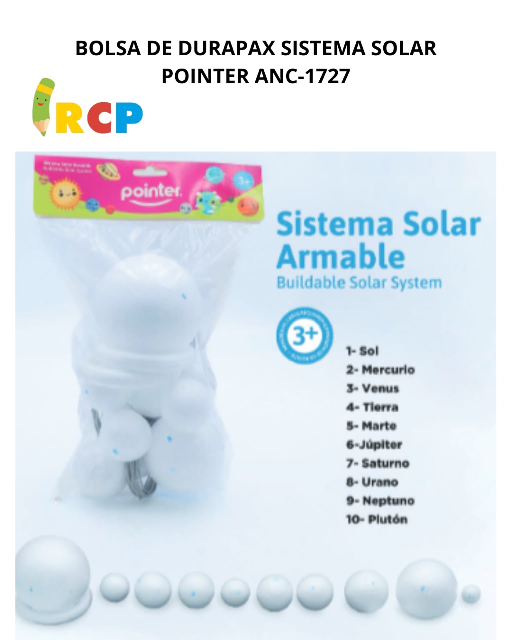 BOLSA DE DURAPAX SISTEMA SOLAR POINTER