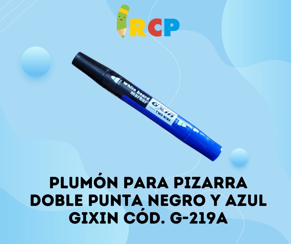 PLUMON P/PIZARRA GXIN D/PUNTA NEGRO Y AZUL G-219A