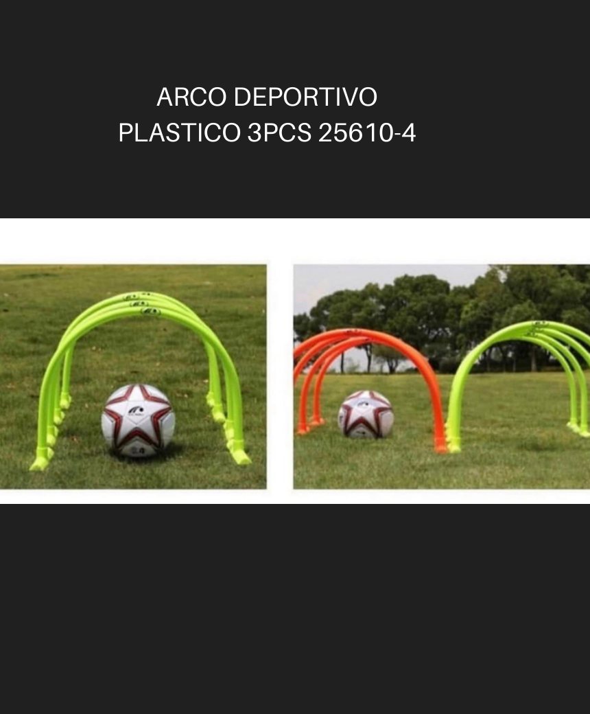 ARCO DEPORTIVO PLASTICO 3PCS
