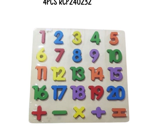 JUEGO DIDACT MADERA DE NUMEROS Y OPER GD