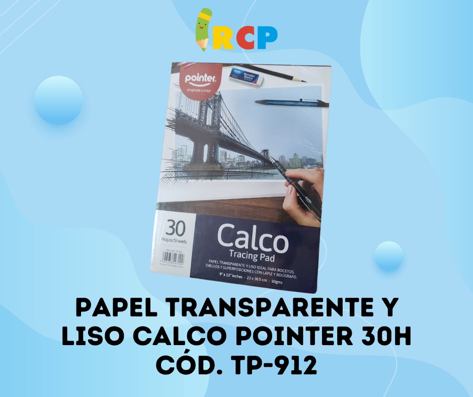 LIBRETA DE CALCO POINTER 30H