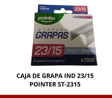 CAJA DE GRAPA IND 23/15 POINTER