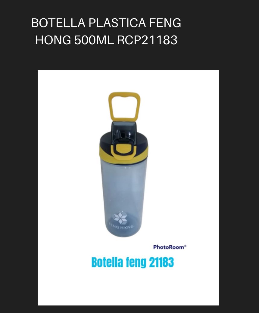 BOTELLA PLASTICA FENG HONG 500ML