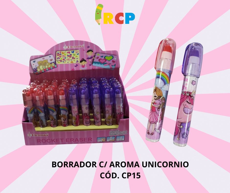 BORRADOR C/AROMA T/LAPIZ UNICOR/PRINCESA