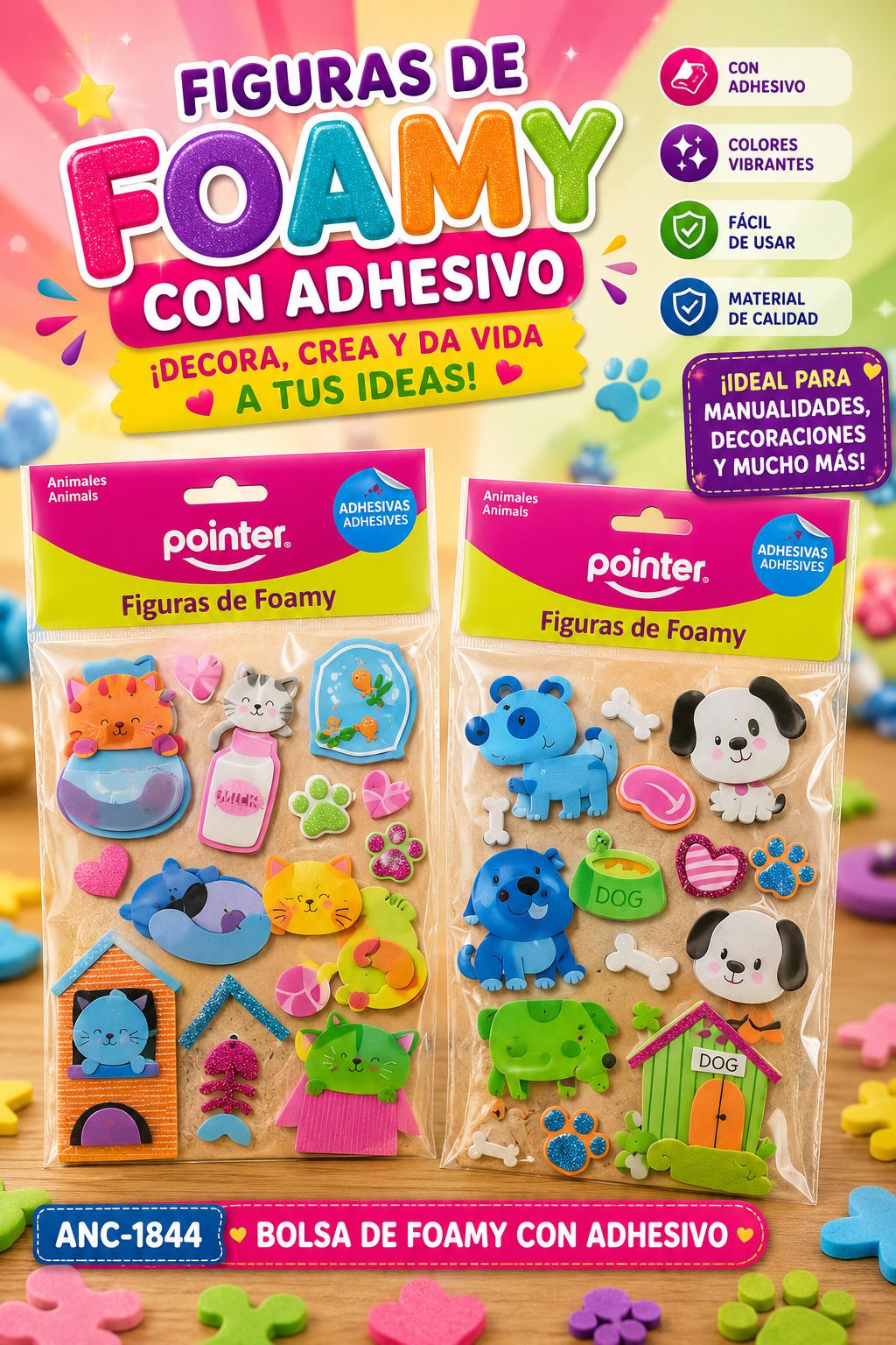 BOLSA DE FOAMY PERROS/GATOS POINTER