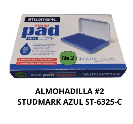 ALMOHADILLA #2 STUDMARK AZUL