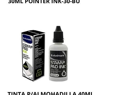 TINTA P/ALMOHADILLA 40ML NEGRO STUDMARK