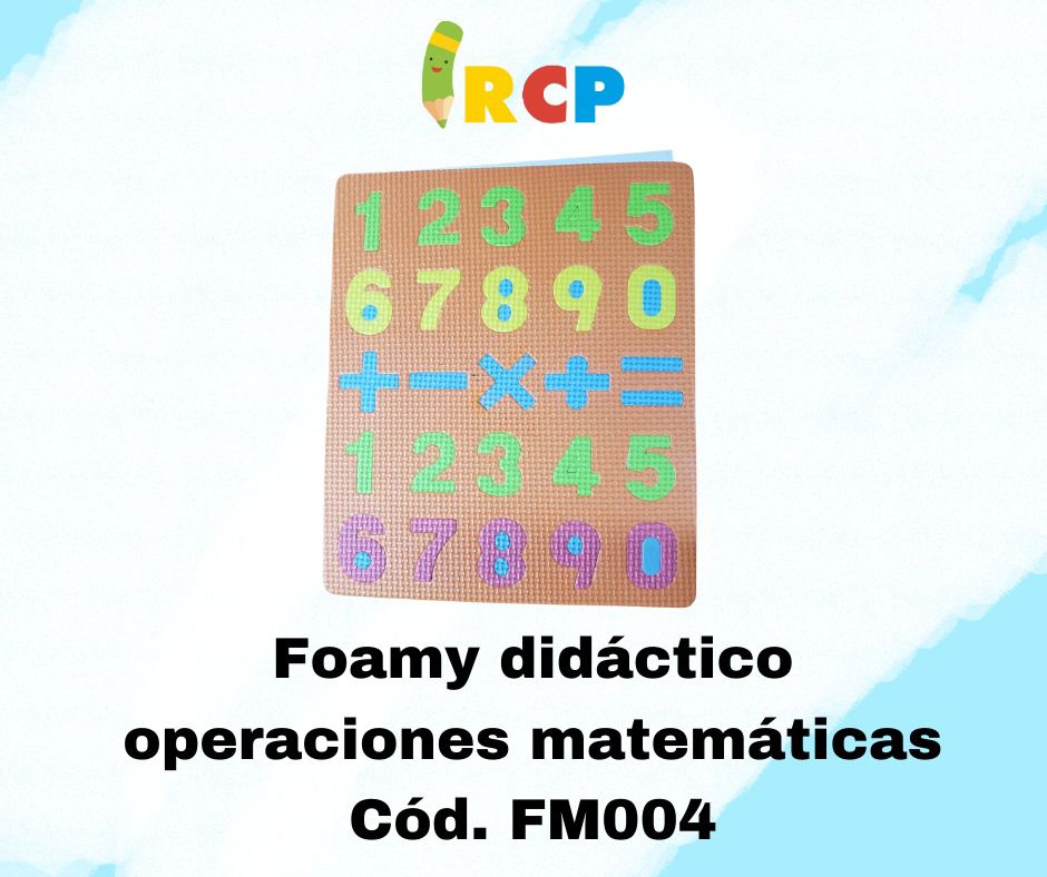FOAMY DIDAC./OPER. MATEMATICAS 24X28.5