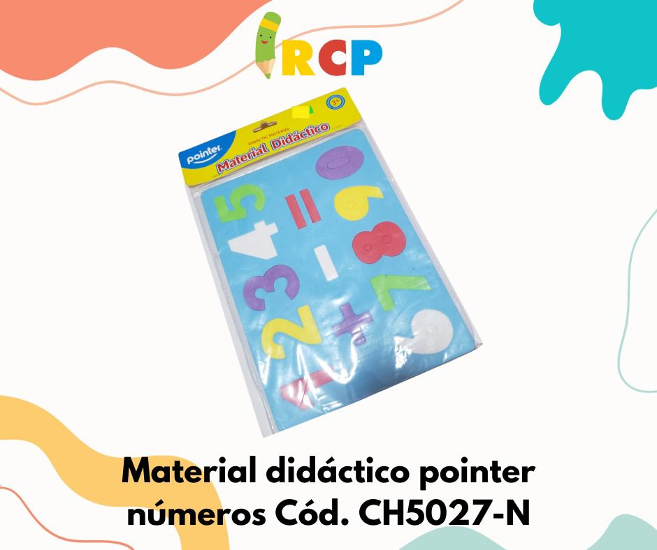 ROMPECABEZAS DE FOAMY NUMEROS PONTER