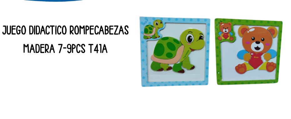 JUEGO DIDACT ROMPECABEZAS MADERA 7-9PCS