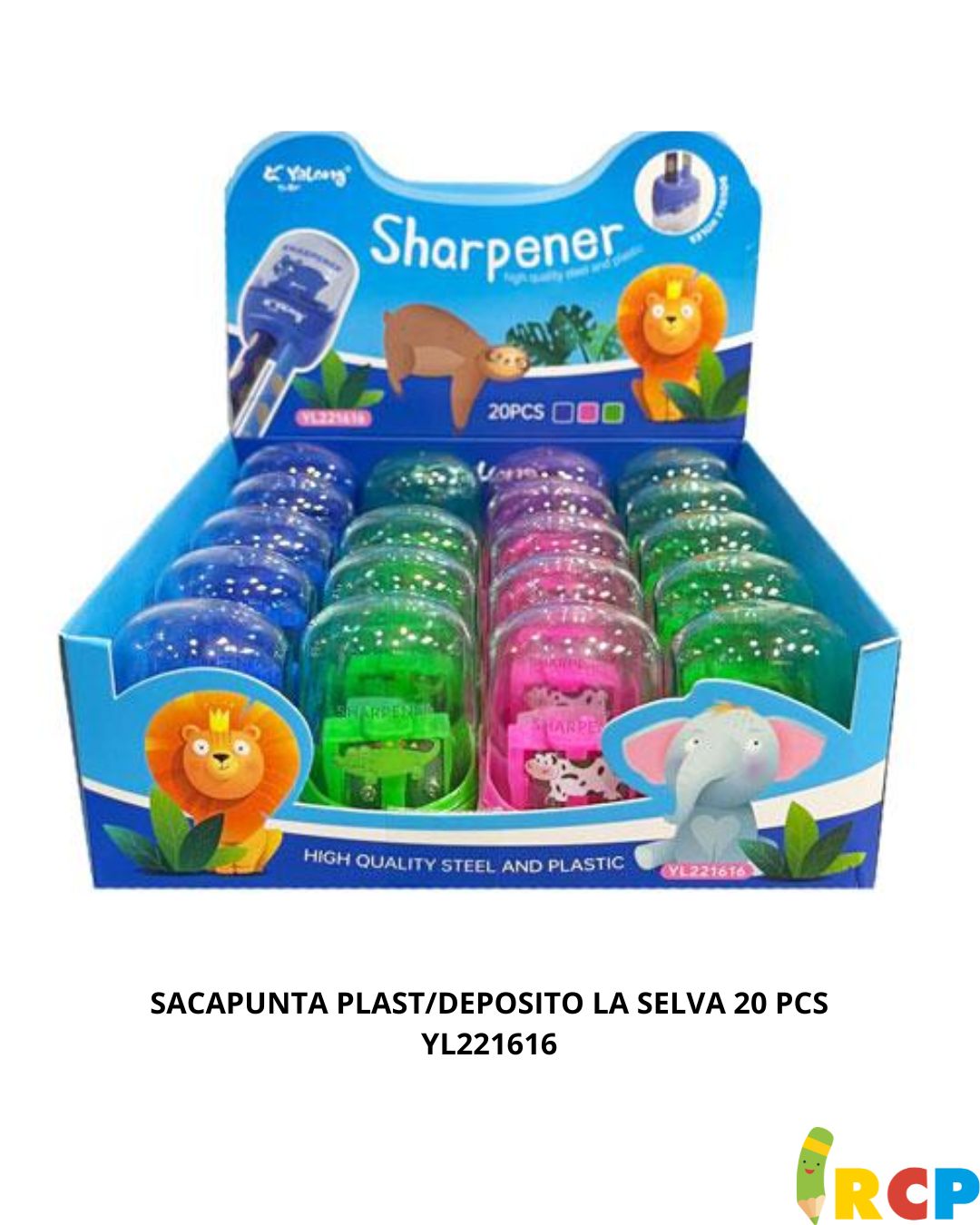 SACAPUNTA PLAST/DEPOSITO LA SELVA 20 PCS