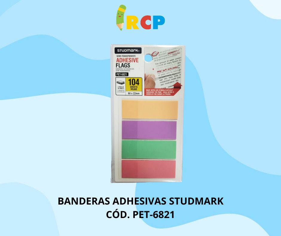 POST IT SEMITRANSP. 68X22MM 104H
