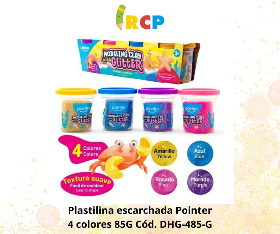 PLASTILINA MOLDEABLE ESCARCH 85GR 4UND