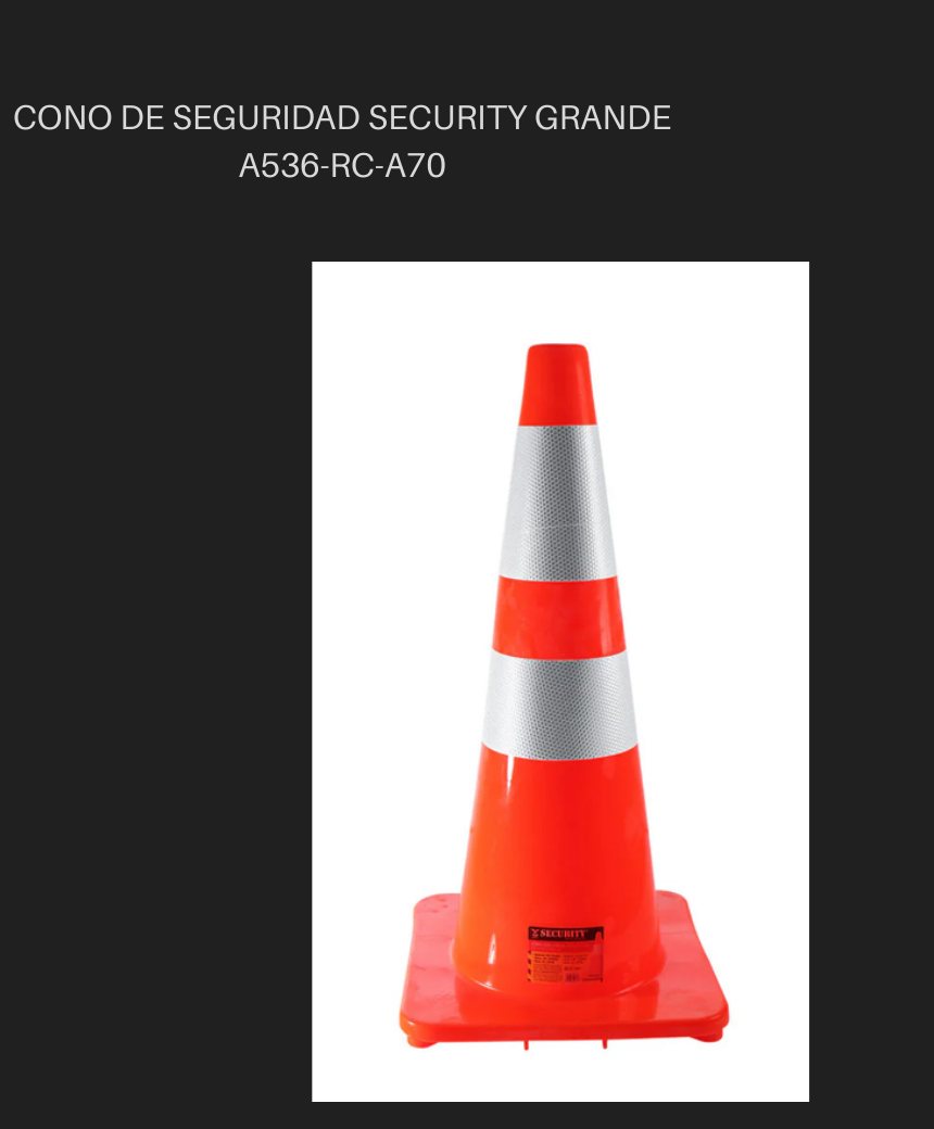 CONO DE SEGURIDAD SECURITY GD