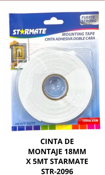 CINTA DE MONTAJE 18MM X 5MT STARMATE