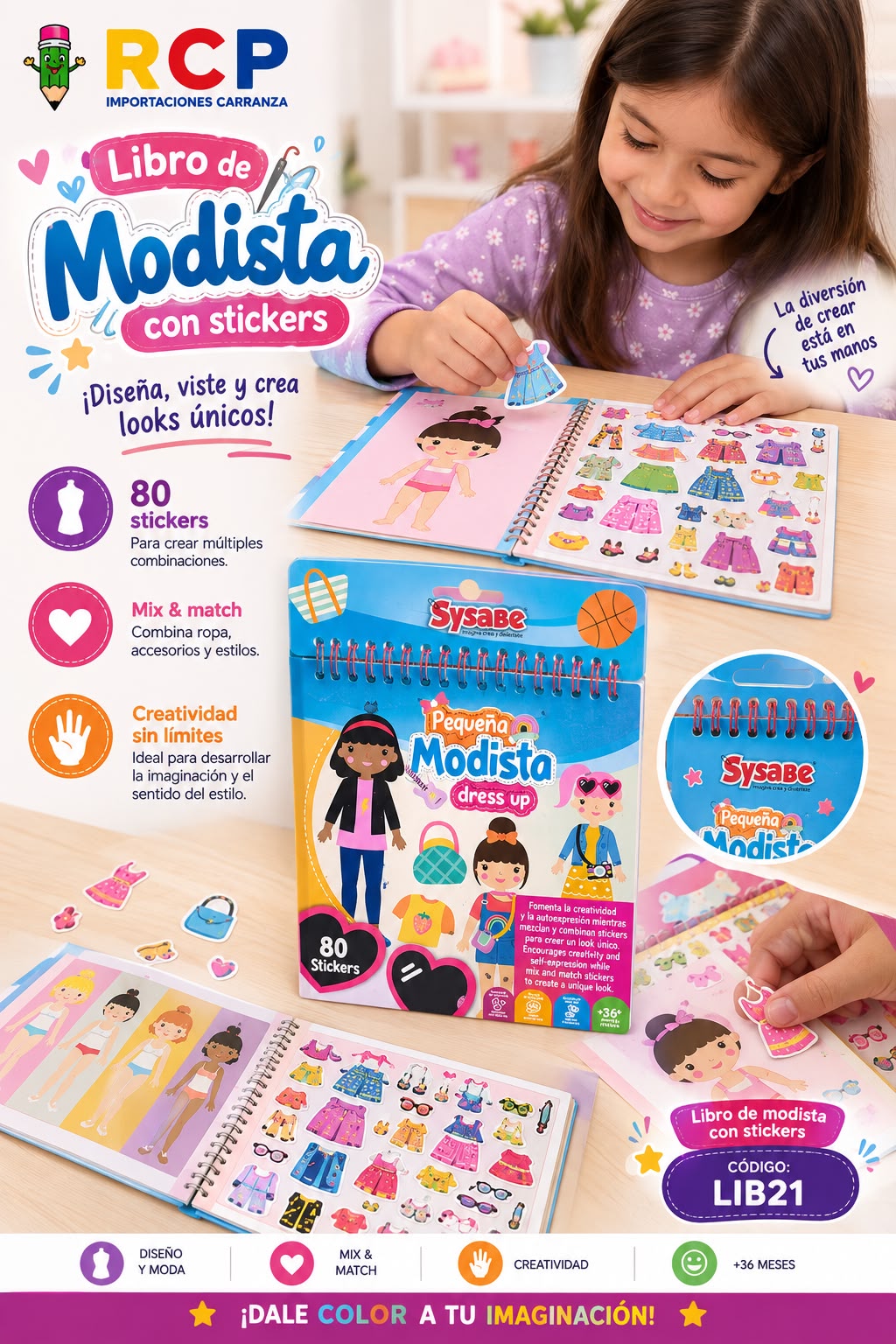 LIBRETA DE PEQUEÑA MODISTA SYSABE