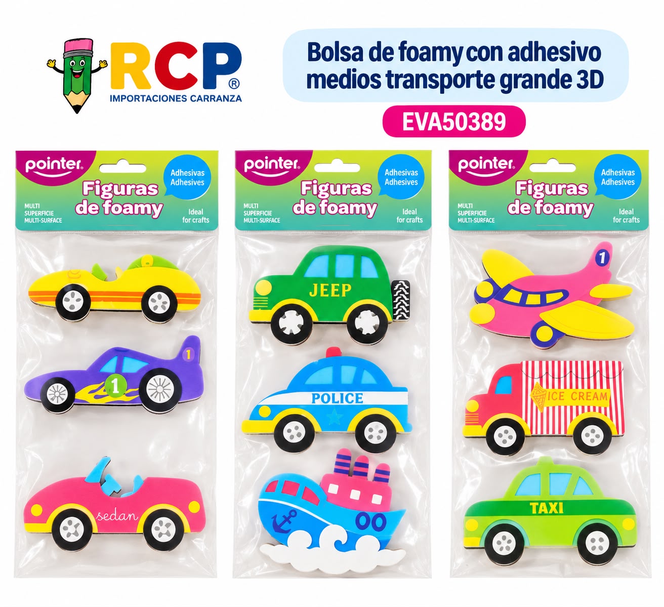 BOLSA DE FOAMY GD ADH TRANSPORTE 3D