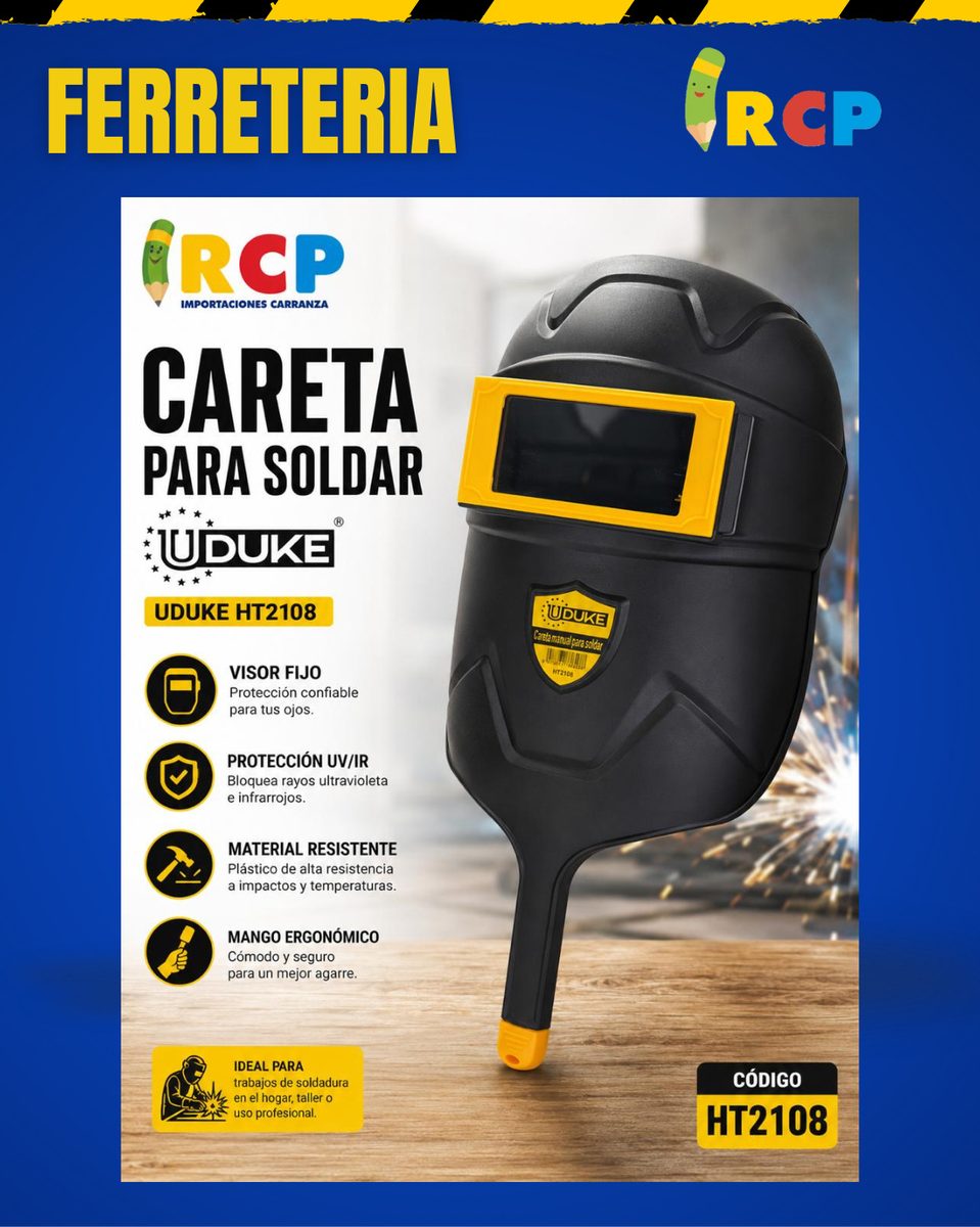 CARETA P/SOLDAR MANUAL UDUKE
