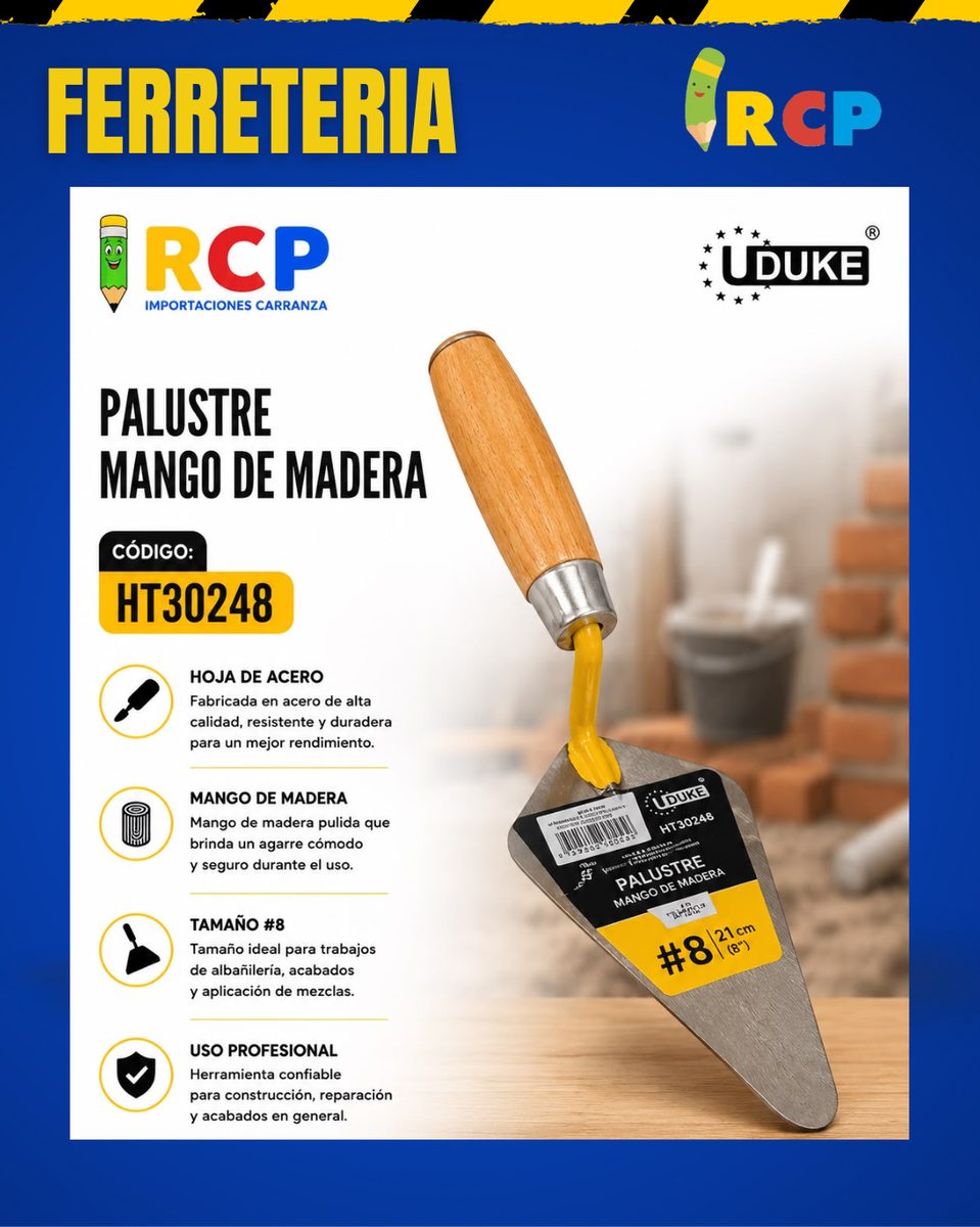 CUCHARRA PARA ALBAÑIL #8 UDUKE