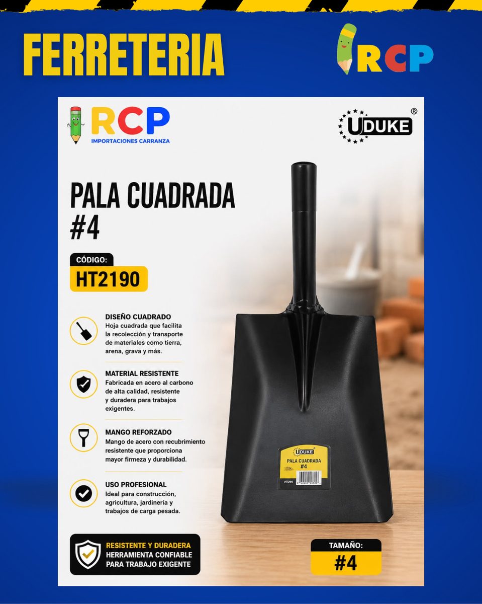 PALA CUADRADA #4 UDUKE
