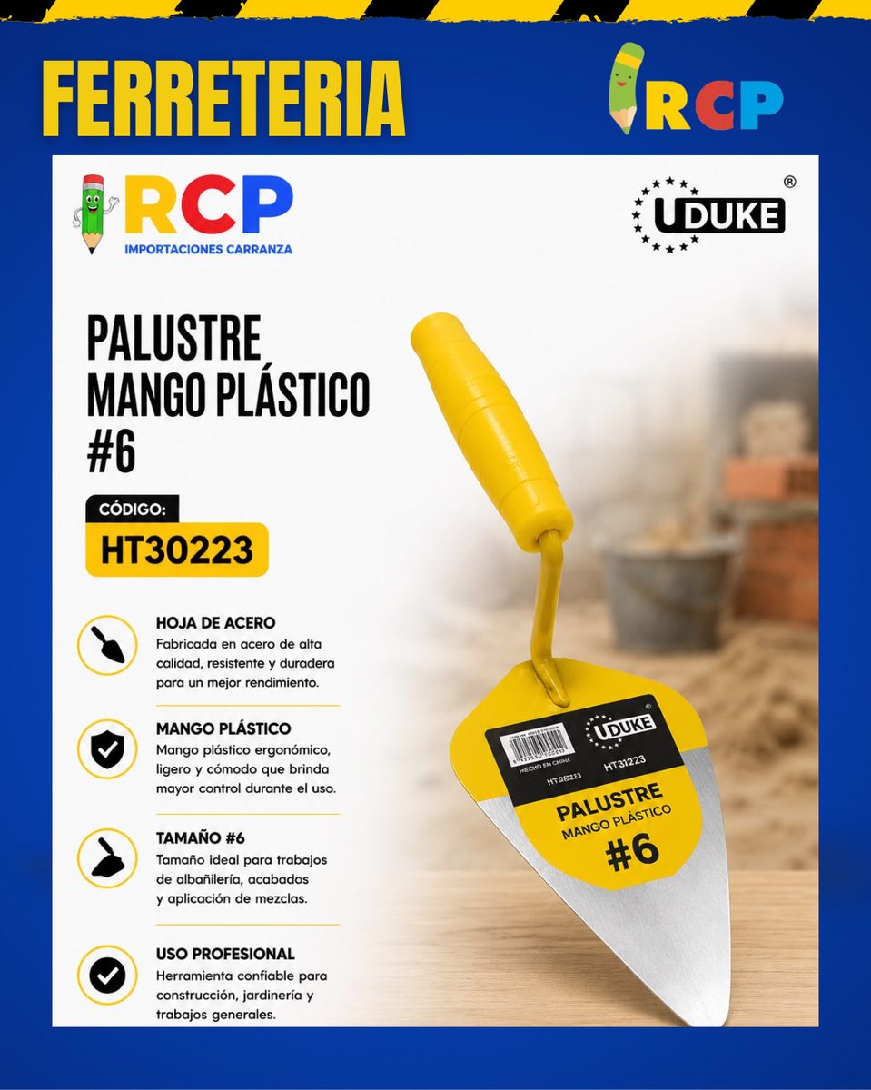 CUCHARA PARA ALBAÑIL#6 UDUKE