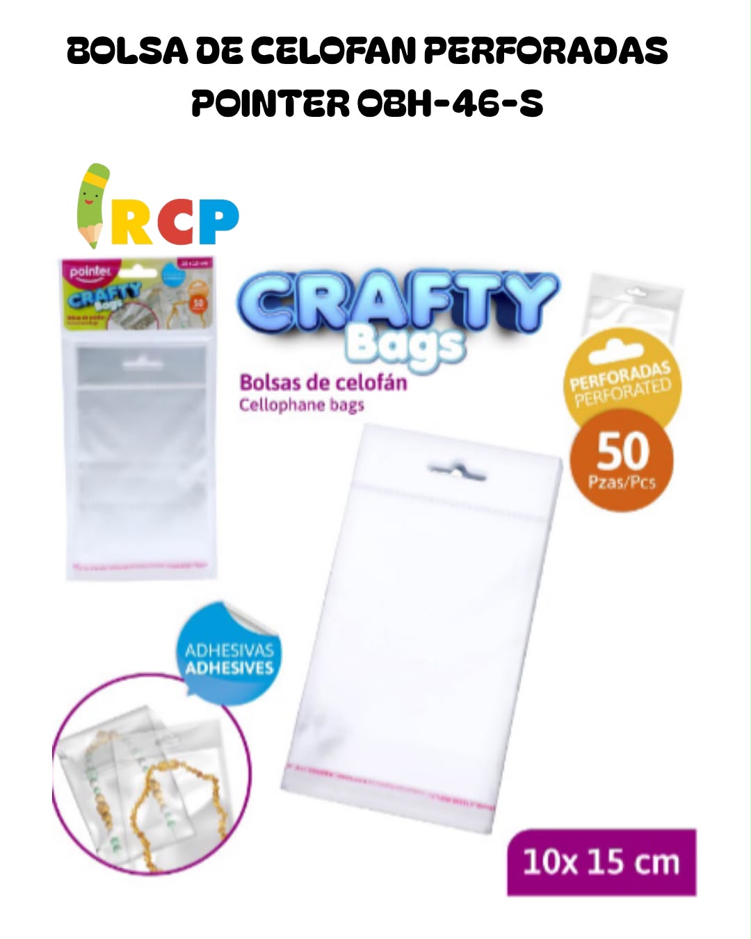 BOLSA DE CELOFAN PERFORADAS POINTER